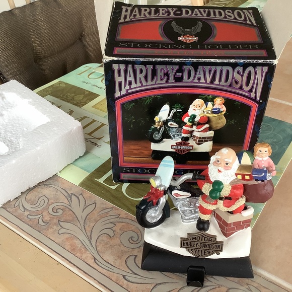 Harley Davidson stocking holder made of die cast - Picture 1 of 6